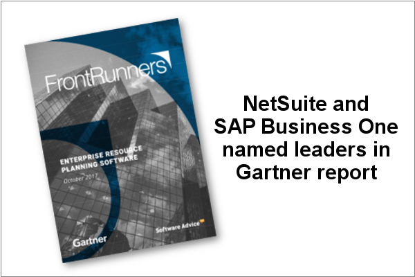 Gartner FrontRunners names NetSutie and SAP Business One as leaders