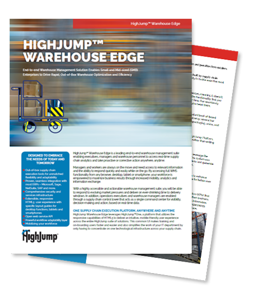 HighJump Warehouse Edge whitepaper