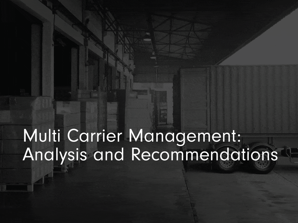 Multi-carrier management