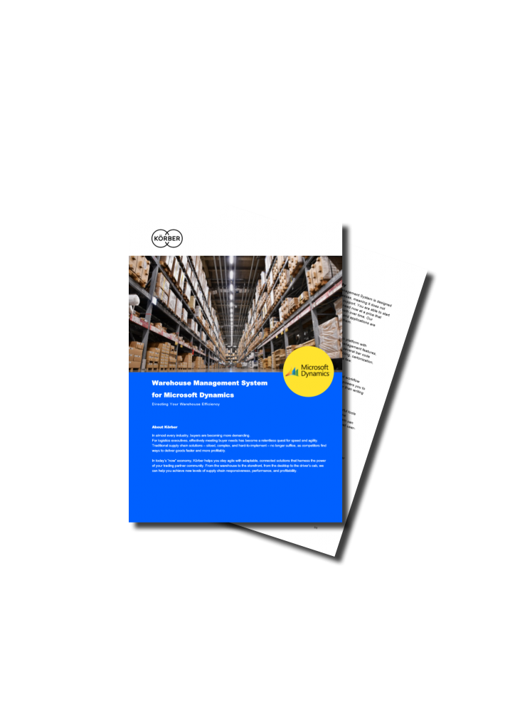 Korber WMS for Microsoft Dynamics