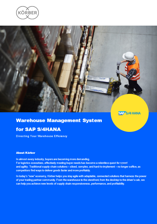 Korber for SAP S-4HANA