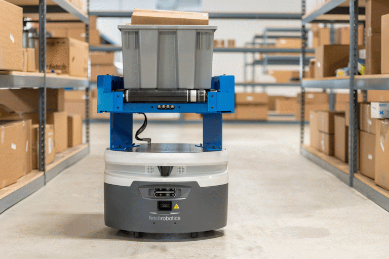 Roller Top front warehouse robot