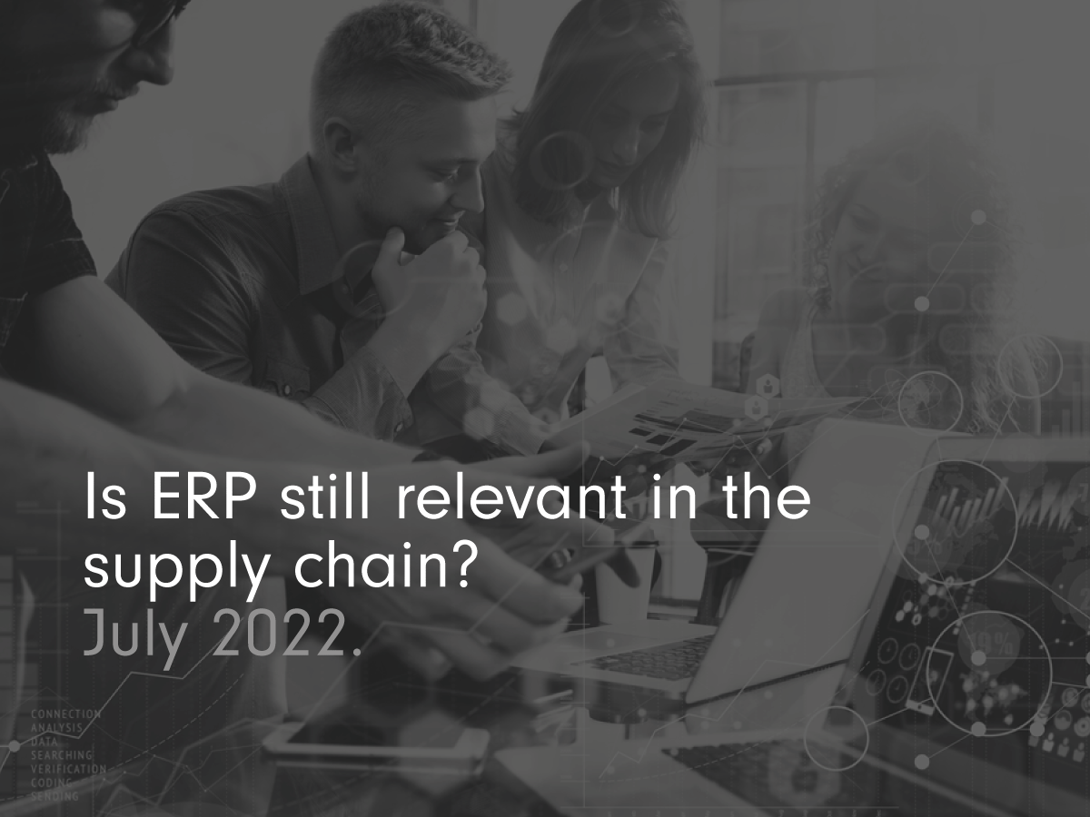 Is erp still relevant in the supply chain?