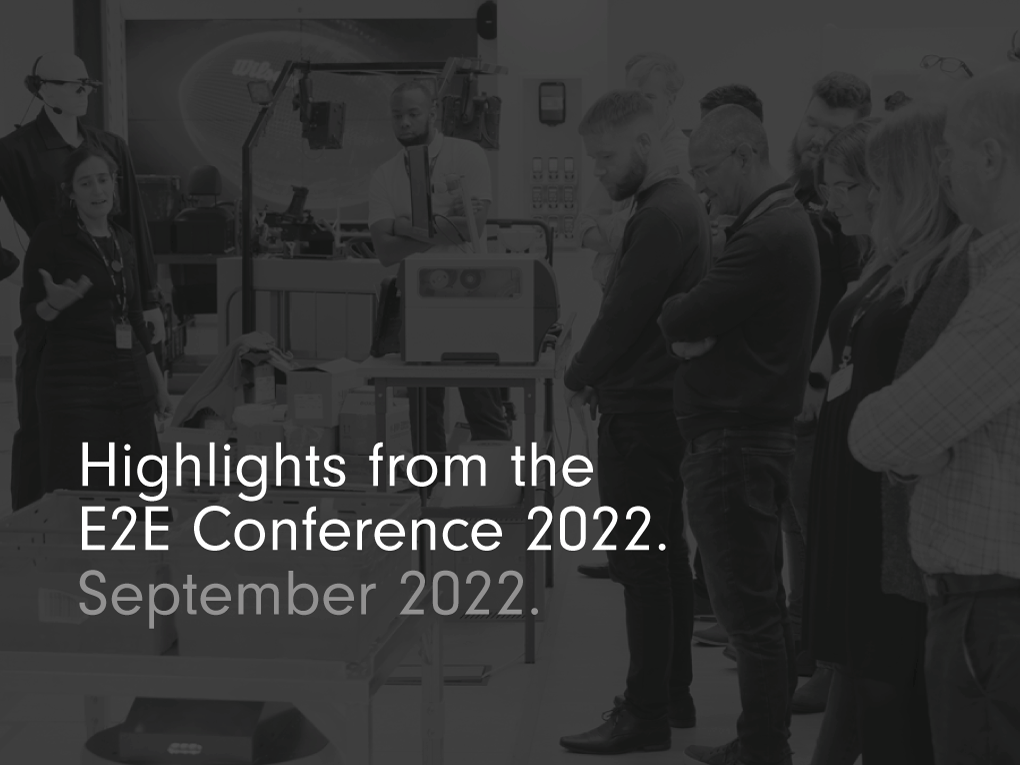 Highlights from the E2E conference 2022
