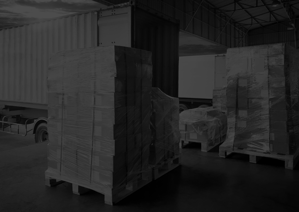 interior-of-warehouse-dock,-Large-pallet-shipment-goods,-truck-docking-load-cargo-at-warehouse