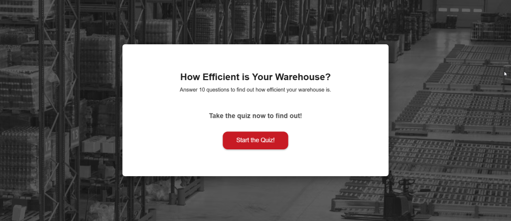 How efficient is your warehouse quiz title image