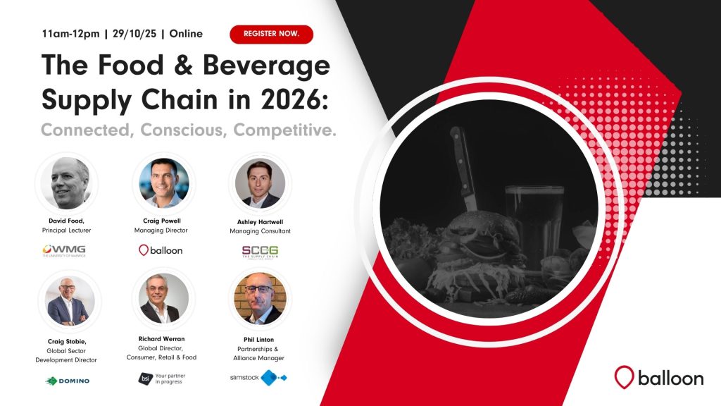 food and beverage supply chain trends 2026 webinar title image